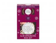 Sada ozdobn�ch �pir�lov�ch gumi�iek Invisibobble Sprunchia Slim You're Golden Set