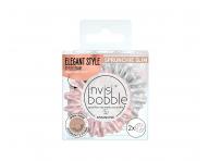 Ozdobn pirlov gumiky Invisibobble Sprunchie Slim Bella Chrome - 2 ks