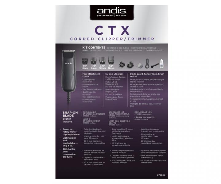 Profesionlny kontrovac strojek Andis Easy Clip Mini - TC-2 CTX
