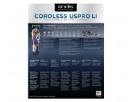 Profesionlny strihac strojek Andis Cordless USPro Li Sugar Skull 73090