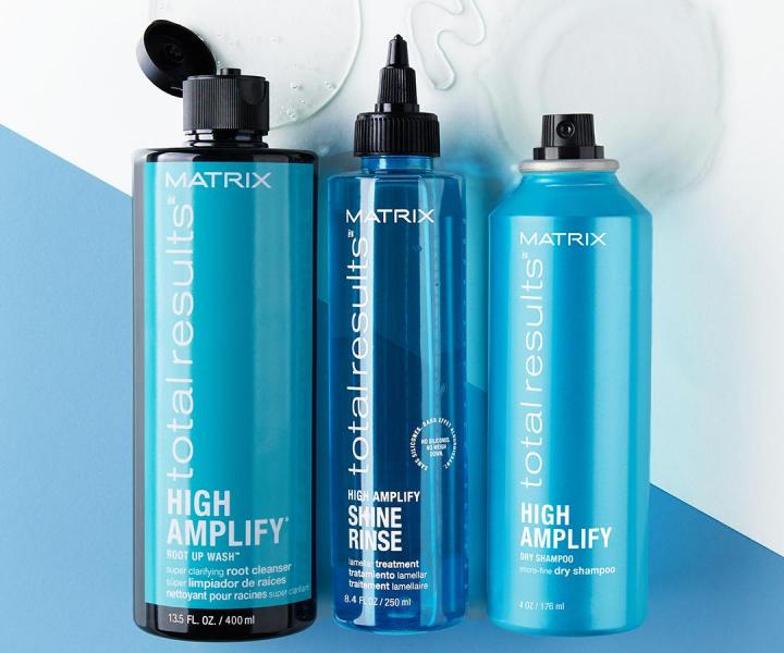 Hbkovo istiaci ampn pre objem vlasov Matrix High Amplify Root Up Wash - 400 ml