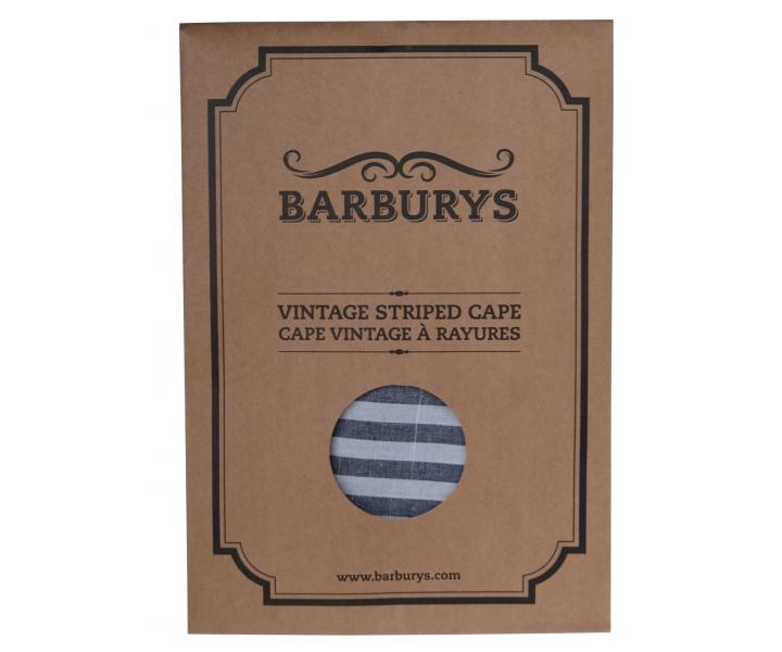 Pltenka na strihanie Sibel Barburys Stripes Barbering Cape - pruhovan