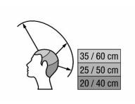 Cvin hlava dmska s prrodnmi vlasmi ELENA 60, Original Best Buy - hnd 20 - 50 cm