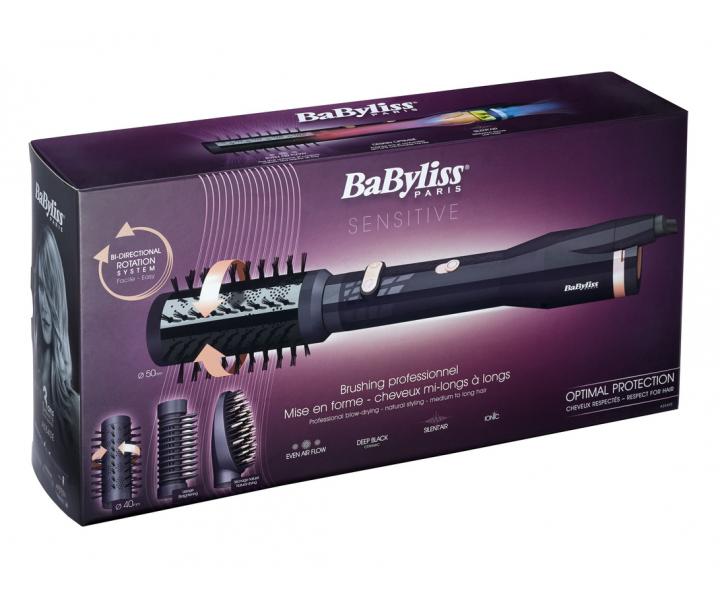 Teplovzdu�n� rota�n� kefa BaByliss Sensitive AS540E - 650 W