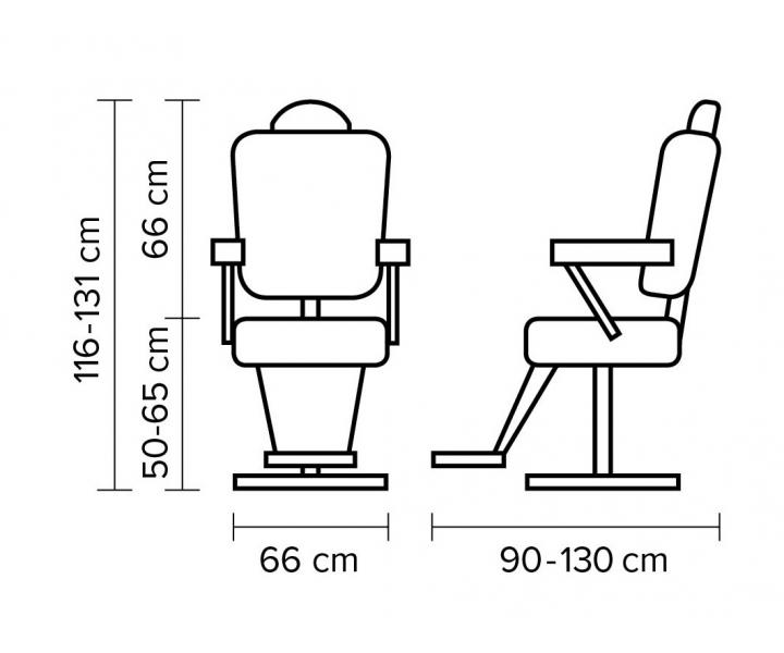 Kaderncke pnske kreslo Hairway Lord - ierne