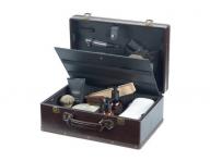 Retro kufor na pomcky Barburys Sibel - tmavo hned