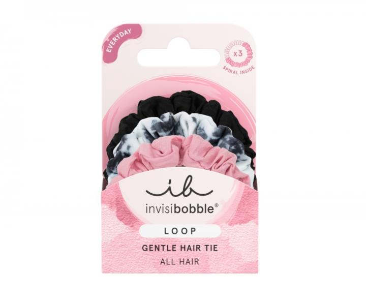 Ozdobn pirlov gumiky Invisibobble Sprunchie Loop Be Gentle - 3 ks