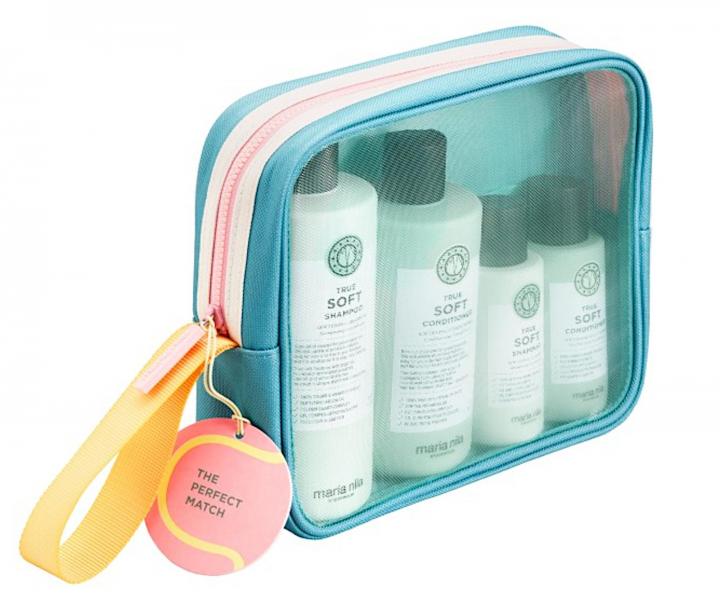Dar�ekov� sada pre such� a krepat� vlasy Maria Nila True Soft + kozmetick� ta�ti�ka zadarmo