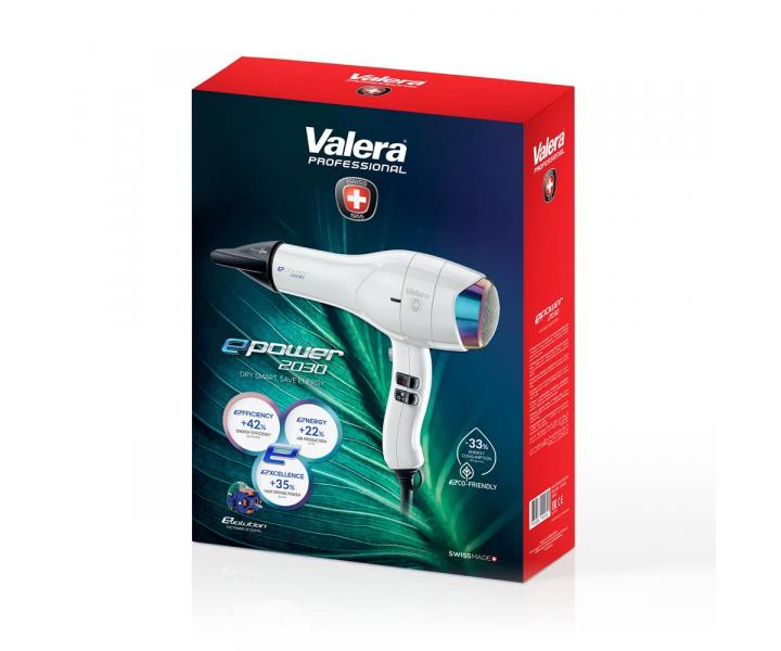 Profesionlny fn na vlasy Valera ePower 2030 eQ - 1600 W, biely