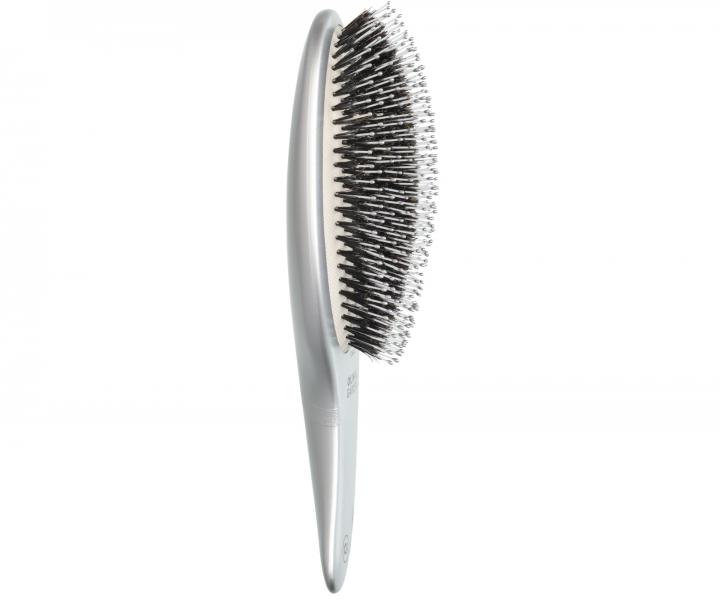 Kefa na rozesvanie vlasov s nylonovmi a diviami tetinami Olivia Garden Curve - strieborn