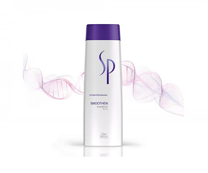 �amp�n pre nepoddajn� a ku�erav� vlasy Wella Professionals SP Smoothen Shampoo - 250 ml