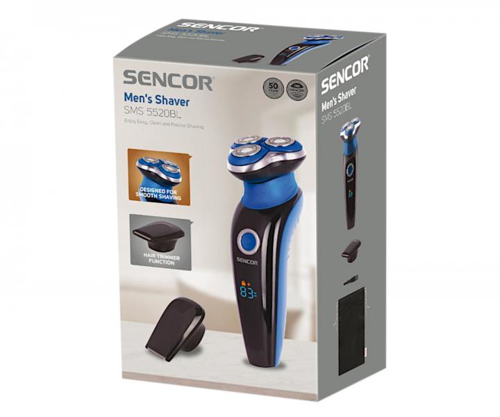 Holiaci strojek so zastrihvaom Sencor SMS 5520BL - modr