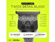 Profesion�lny kont�rovac� stroj�ek na vlasy s v�menn�mi krytmi Rovra Supercut Professional Trimmer RT-89 - zelen�/biely/�ierny