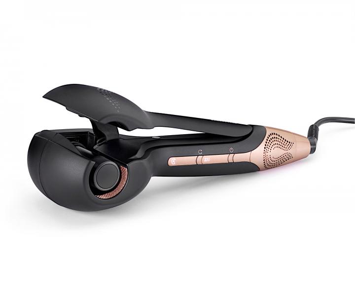 Automatick kulma na vlasy Babyliss Wave Secret Air - ierna, rosegold