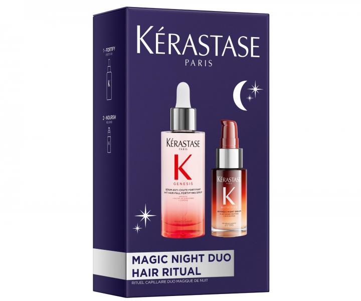 Dar�ekov� sada na posilnenie a no�n� v��ivu vlasov K�rastase Magic Night Duo Hair Ritual