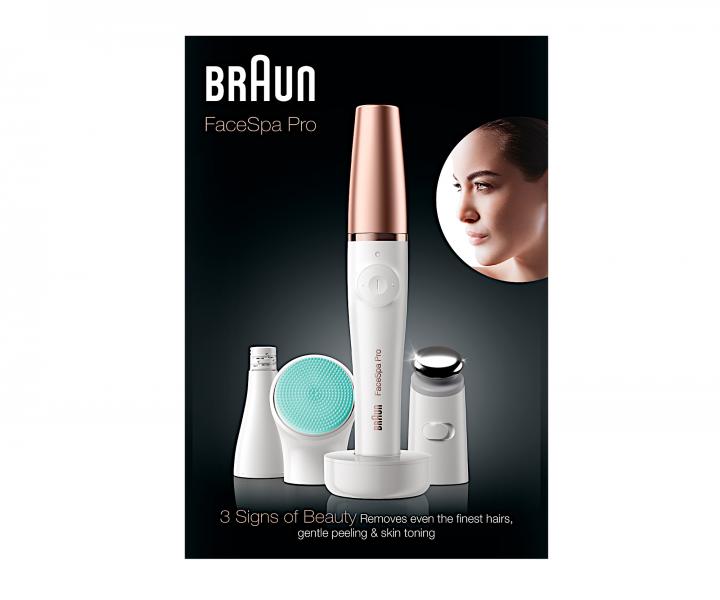 Epiltor na tvr 3v1 Braun FaceSpa Pro 913