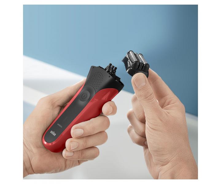 Plan�etov� holiaci stroj�ek Braun Series 3 ProSkin 300s - �erven�