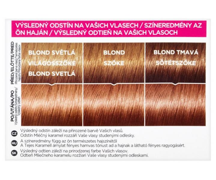 Preliv bez amoniaku Lor�al Casting Cr�me Gloss - 723 mlie�ny karamel