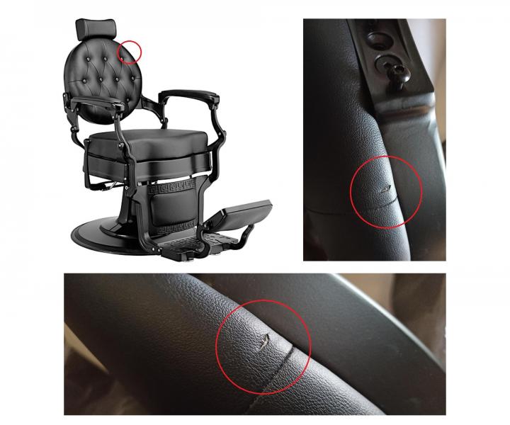 Kaderncke barber kreslo Weelko Buzz Black - ierne