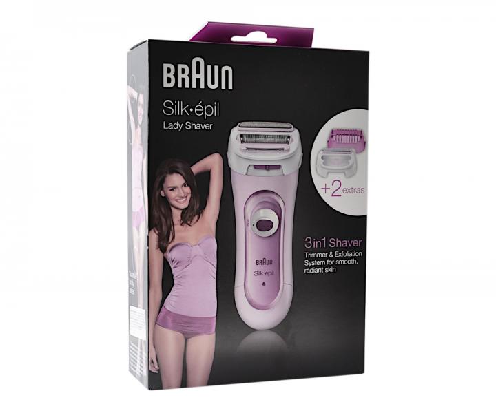 D�msk� holic� strojek Braun Silk-�pil LS 5360  - sv�tle fialov�