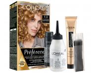 Permanentn� farba Lor�al Pr�f�rence 7.3 zlat� blond