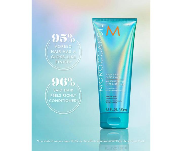 Revitalizan maska &#8203;&#8203;pre intenzvny lesk vlasov Moroccanoil High Shine Gloss Mask - 200 ml