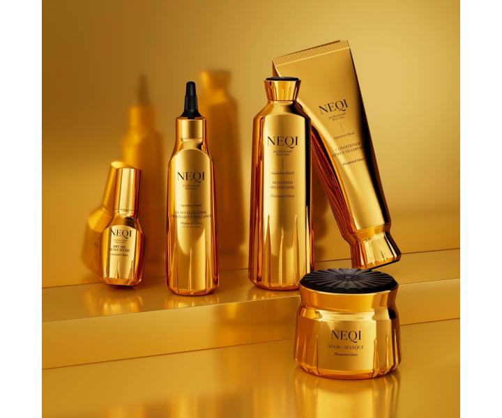 Such� olej pre lesk a hebkos� v�etk�ch typov vlasov Neqi Dry Oil Diamond Glass - 50 ml