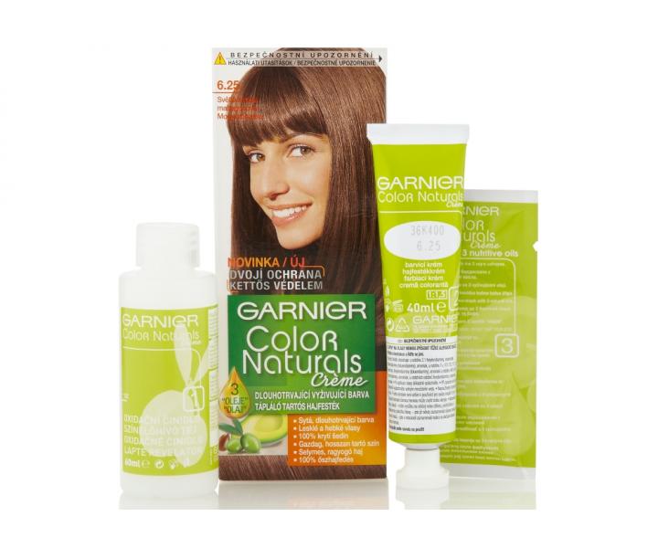 Permanentn� farba Garnier Color Naturals 6.25 svetl� �adov� mahag�nov�