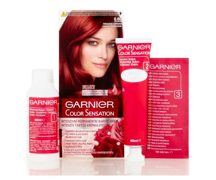 Permanentn farba Garnier Color Sensation 6.60 intenzvna rubnov