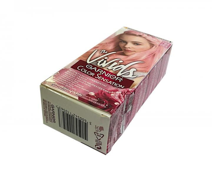 Permanentn� farba Garnier Color Sensation The Vivids - pastelov� ru�ov� - po�koden� obal