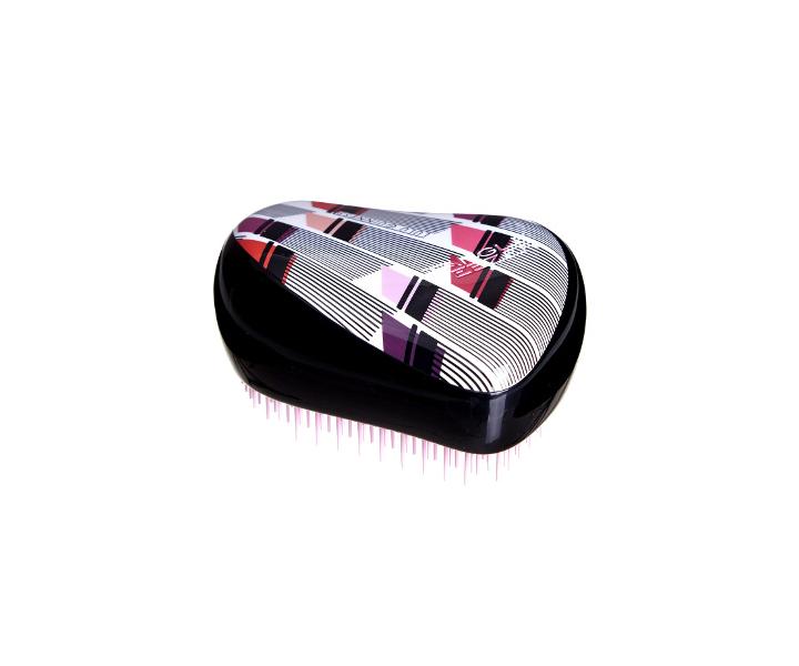 Kefa na vlasy Tangle Teezer Compact - Lulu Guinness, ierny
