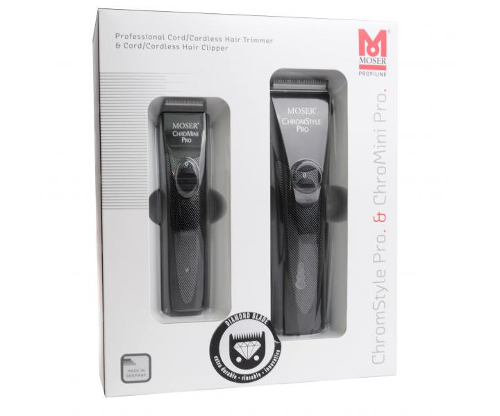 Set klasick�ho a kont�rovacieho stroj�eka Moser ChromStyle Diamond Combo 1871-0079