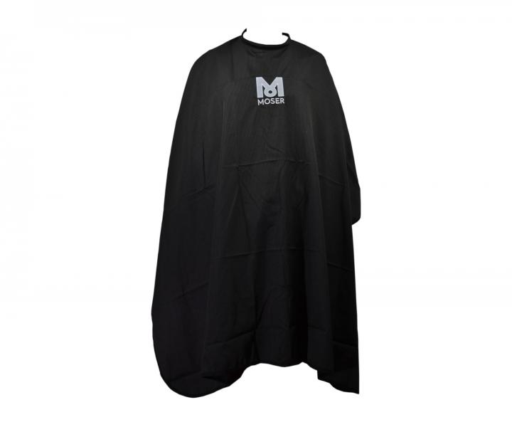 Pltenka na strihanie vlasov Moser 135 x 150 cm - ierna s prkami