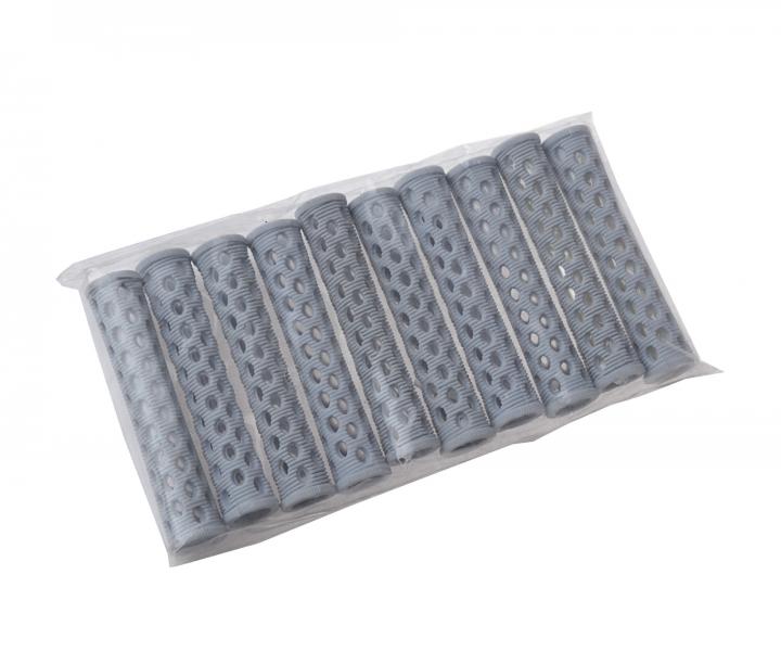 Plastov� nat��ky na vlasy s ihlami Bellazi - pr. 13 mm, 10 ks, siv�