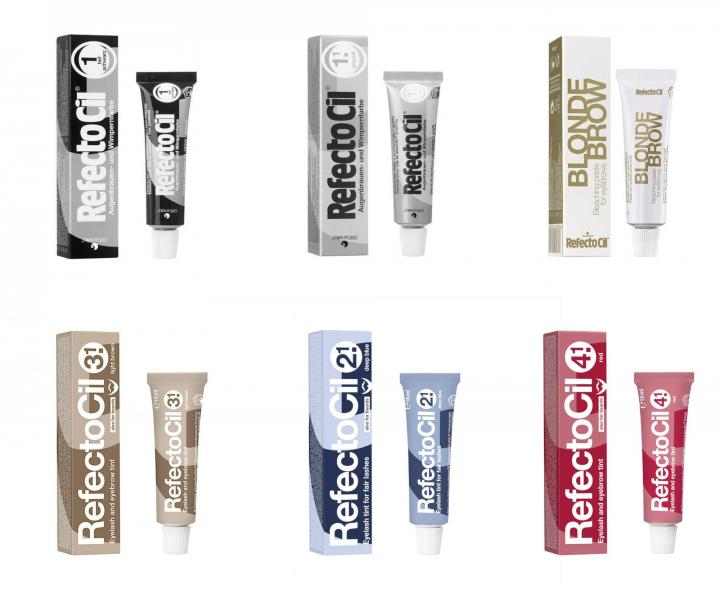 tartovac set farieb na riasy a oboie RefectoCil Creative Colours