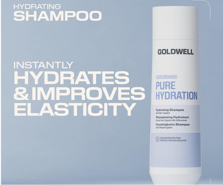 Hydrata�n� �amp�n pre v�etky typy vlasov Goldwell Dualsenses Pure Hydration Hydrating Shampoo - 250 ml