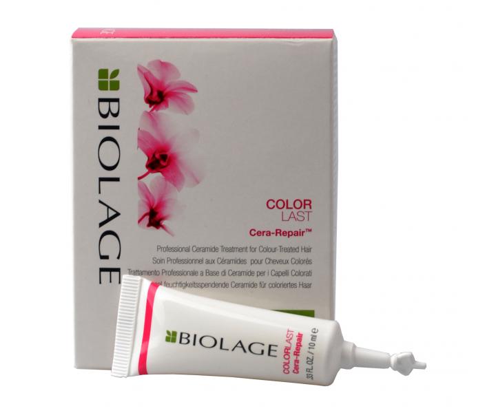 Intenzvna kra pre farben vlasy Biolage ColorLast Cera-Repair - 10 x 10 ml