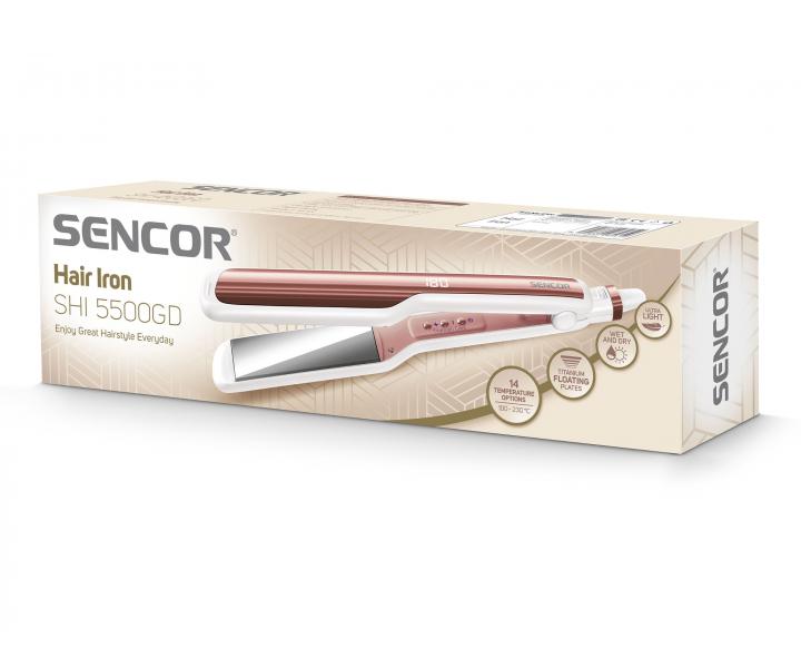 ehlika na vlasy Sencor SHI 5500GD - perleov biela/ruov