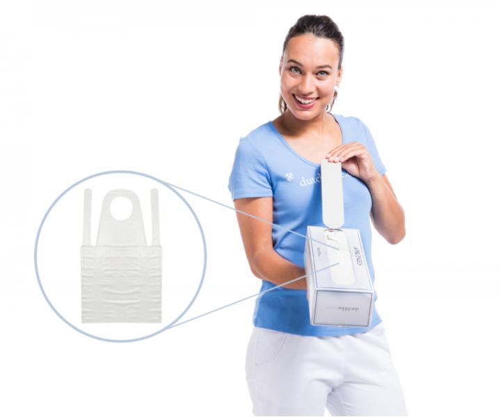 Jednorazov zstera Sibel - biela, 125 x 75 cm, 100 ks