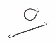 Gumika do vlasov s hikom Duko 8013 - ierna, 12 ks