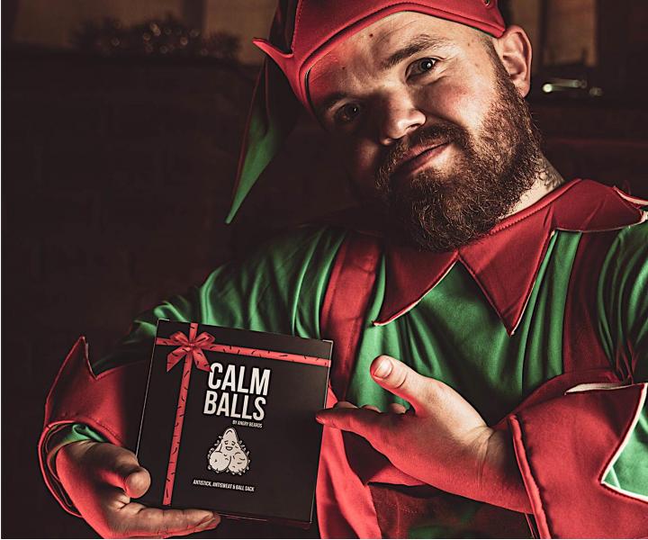 Darekov sada komplexnej starostlivosti o intmne partie pre muov Angry Beards Calm Balls