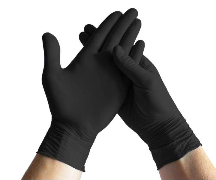 Siln nitrilov rukavice Espeon Nitril Premium - 100 ks, ierne, vekos M