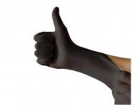 Vinylov rukavice Espeon Vinyl Plus - 100 ks, ierne, vekos L