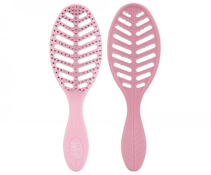 Kefa na rozesvanie a fkanie vlasov z organickho materilu Wet Brush Speed Dry Go Green - ruov