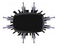 tvorhrann fkacia kefa pre efekt plovch vn Wet Brush Beach Waves Round Brush - ierna