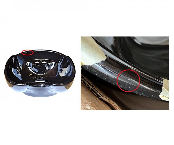 N�hradn� um�vadlo pre um�vac� box Detail - keramick�, �ierne - II. akos� - odrenina glaz�ry