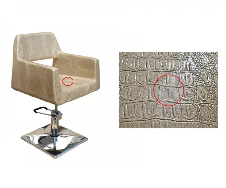 Kaderncke kreslo Detail Luxor - zlat (76) - II. akos - kvrna na sedku