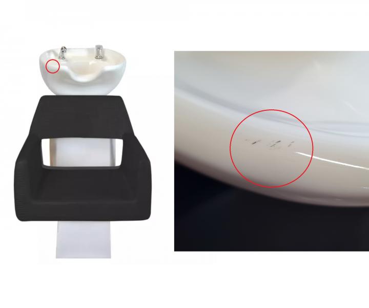 Kadern�cky um�vac� box Detail Luxor - �ierne kreslo (77) - biely um�vac� box - II. akos� - odrenina