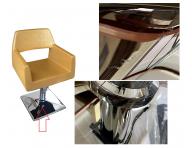 Kaderncke kreslo Detail Luxor - zlat (30)