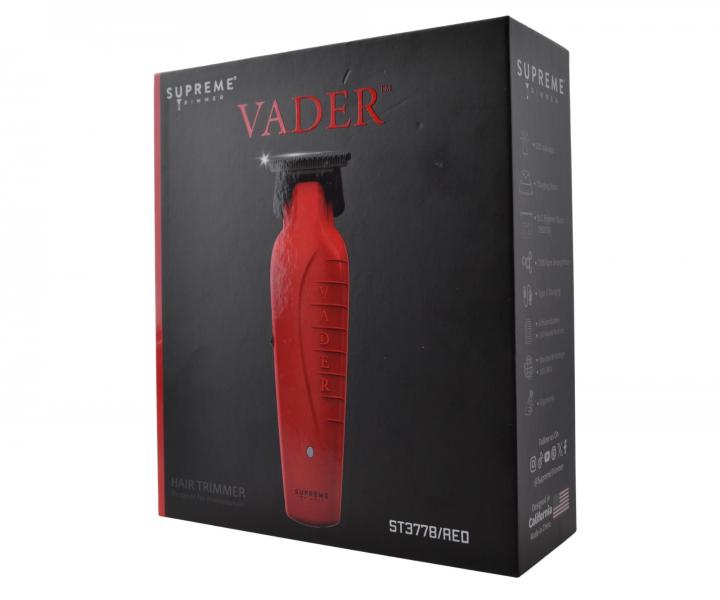 Profesion�lny kont�rovac� stroj�ek na vlasy Supreme Trimmer Vader ST3778/R - �erven�
